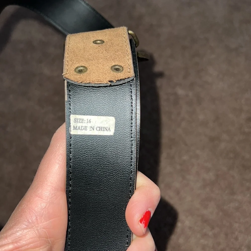 Girls size 16 brown belt